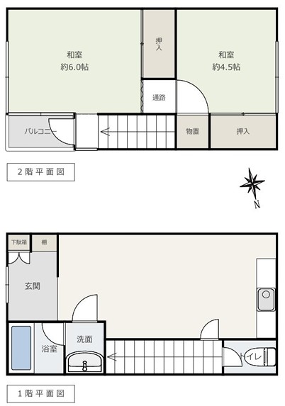 吉松2丁目中古テラスハウス